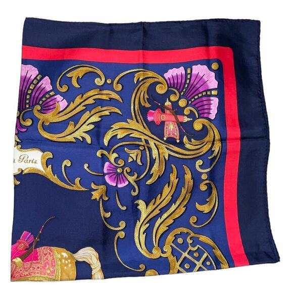 Hermes Cheval Turc silk scarf 100% Silk Scarf 90cm Square - Picture 10 of 15